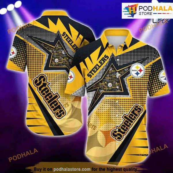 Pittsburgh Steelers NFL Football Beach Shirt For Summer Print Hawaiian Shirt Big Fans
