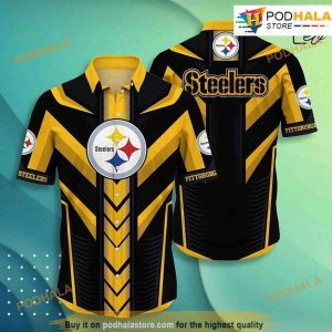 Pittsburgh Steelers NFL Hawaiian Shirt, Summer Button Down Shirt Gift For Big Fans