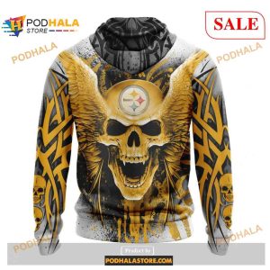 Pittsburgh Steelers Special Kits With Skull Art Shirt NFL Hoodie 3D 2