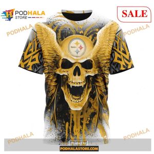 Pittsburgh Steelers Special Kits With Skull Art Shirt NFL Hoodie 3D 3