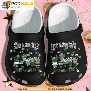 Plants And Dog 3D Funny Crocs
