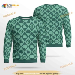 Pokemon Bulbasaur Color Block Funny Ugly Sweater