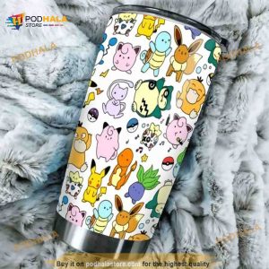 Pokemon Chibi Anime A1234 Gift For Lover Day Travel Coffee Tumbler