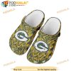 Polynesian Tribal Design Green Bay Packers 3D Funny Crocs
