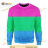 Polysexual Flag 3D Funny Ugly Sweater, Xmas Gifts