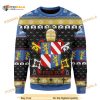 Pope Pius IX Coat Of Arms 3D Funny Ugly Sweater