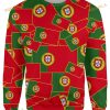 Portugal All Over Printed Funny Ugly Sweater