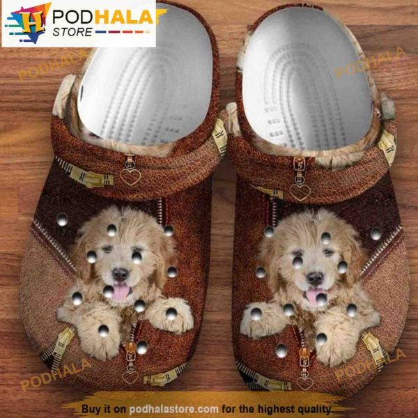 Pretty Puppy Dog 3D Funny Crocs