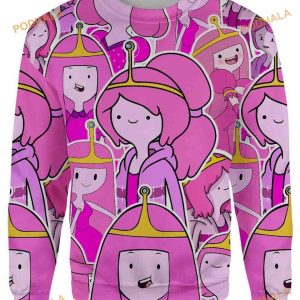 Princess Bubblegum All Over Printed Funny Ugly Sweater