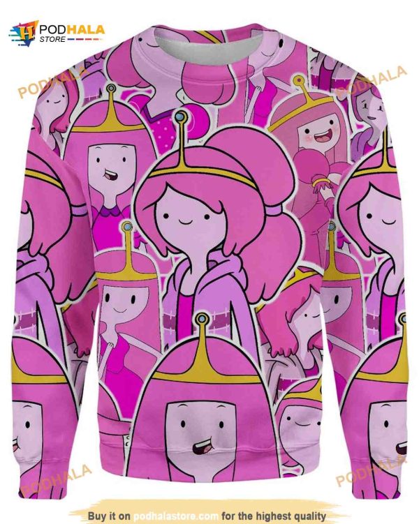 Princess Bubblegum All Over Printed Funny Ugly Sweater