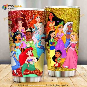 Princesses Twinkle Disney 102 Gift Travel Coffee Tumbler