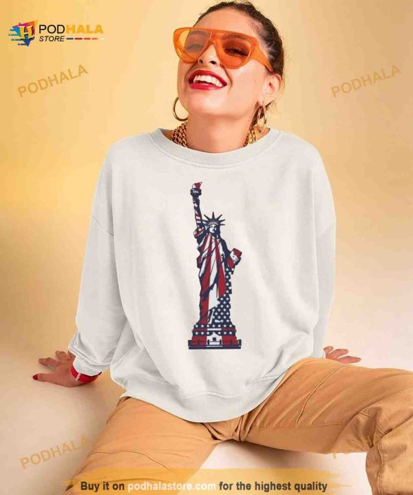 Product Statue Of Liberty July 4th Shirt
