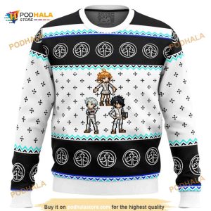 Promised Neverland Sprites All Over Printed Funny Ugly Sweater