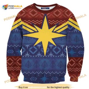 Protector Of Christmas Skies 3D Funny Ugly Sweater