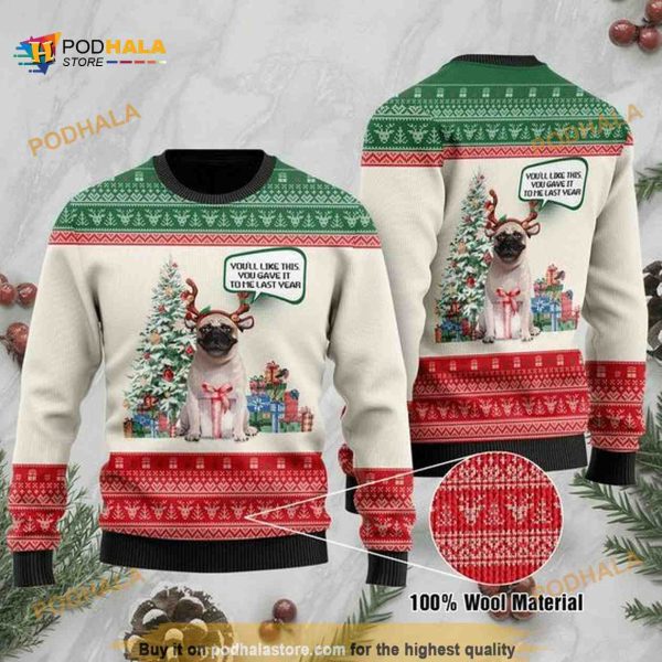 Pug Lovers 3D Funny Ugly Sweater