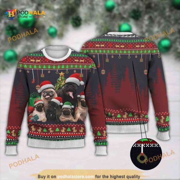 Pugs 3D Funny Ugly Sweater