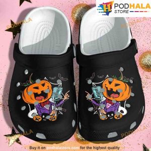 Pumpkin Rock Sings 3D Funny Crocs Halloween