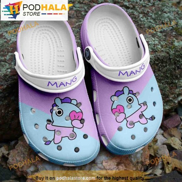 Purple And Blue Mang Bts 3D Funny Crocs