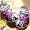 Purple Deer Hunting 3D Funny Crocs For Women
