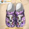 Purple Rose Butterfly And Dairy Cow 3D Funny Crocs