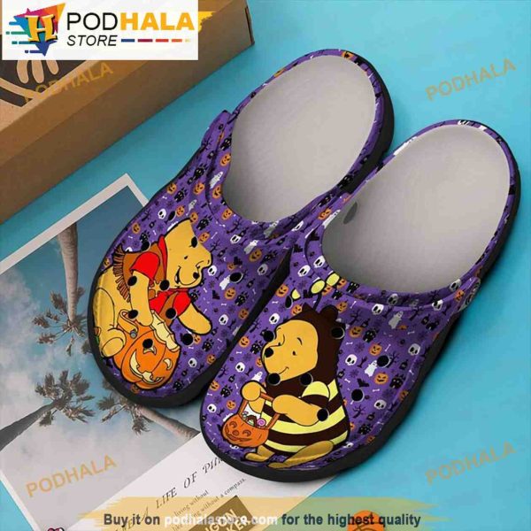 Purple Winne The Pooh 3D Halloween Crocs