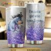 Purple Winnie The Pooh Eeyore Bling Bling Coffee Tumbler