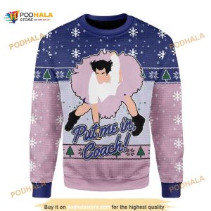 Put Me In Coach All Over Printed Funny Ugly Sweater