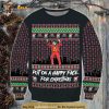 Put On A Happy Face For Christmas Joker Ugly Xmas Wool Sweater