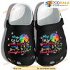 Puzzle Flower Born To Stand Out 3D Funny Crocs