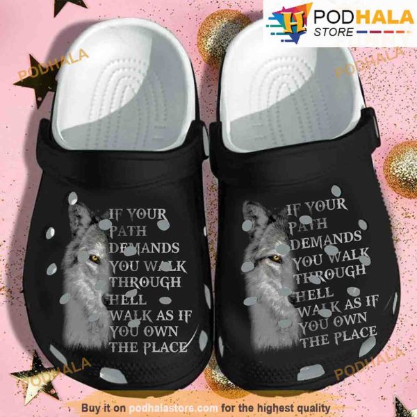 Quotes Wolf 3D Funny Crocs