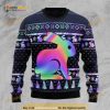 Rabbit Hologram 3D Funny Ugly Sweater, Xmas Gifts