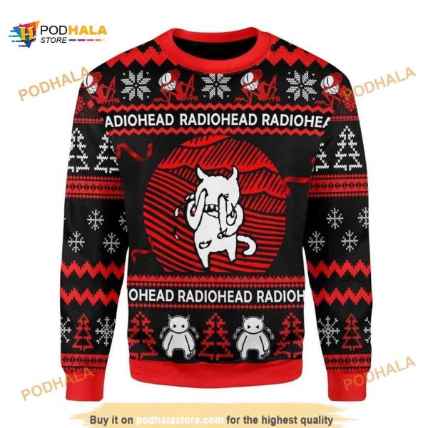 Radiohead All Over Printed Funny Ugly Christmas Sweater