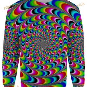 Rainbow Illusion All Over Printed Funny Ugly Christmas Sweater