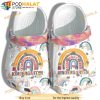 Rainbow Kinder Garten Back To School 3D Funny Crocs Clog Shoes