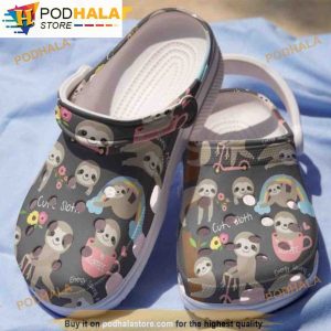 Rainbow Sloth 3D Funny Crocs