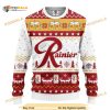 Rainier Beer Merry Xmas Ugly Xmas Wool Sweater