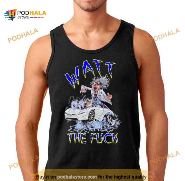Rat Fink Style Watt The Fuck Electric Car Shirt