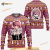Re Zero Ram Anime Xmas Ugly Christmas Sweater