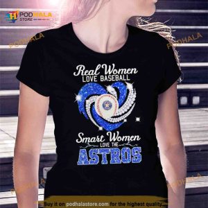 Real Women Love Football Smart Women Love The Astros 2023 Shirt 1