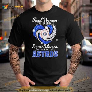 Real Women Love Football Smart Women Love The Astros 2023 Shirt 2