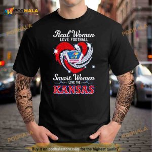 Real Women Love Football Smart Women Love The Kansas 2023 Shirt