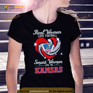 Real Women Love Football Smart Women Love The Kansas 2023 Shirt 2
