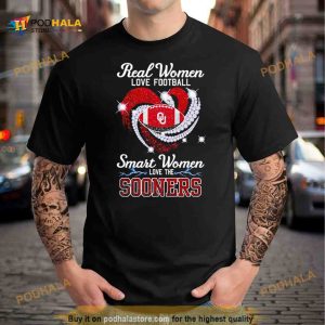 Real women love football smart women love the Sooners Shirt 2