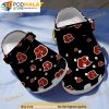 Red Clouds Naruto 3D Funny Crocs