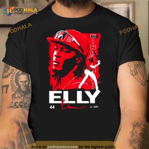 Red Design Elly De La Cruz Shirt 2