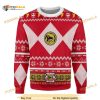 Red Power Ranger 3D Funny Ugly Christmas Sweater