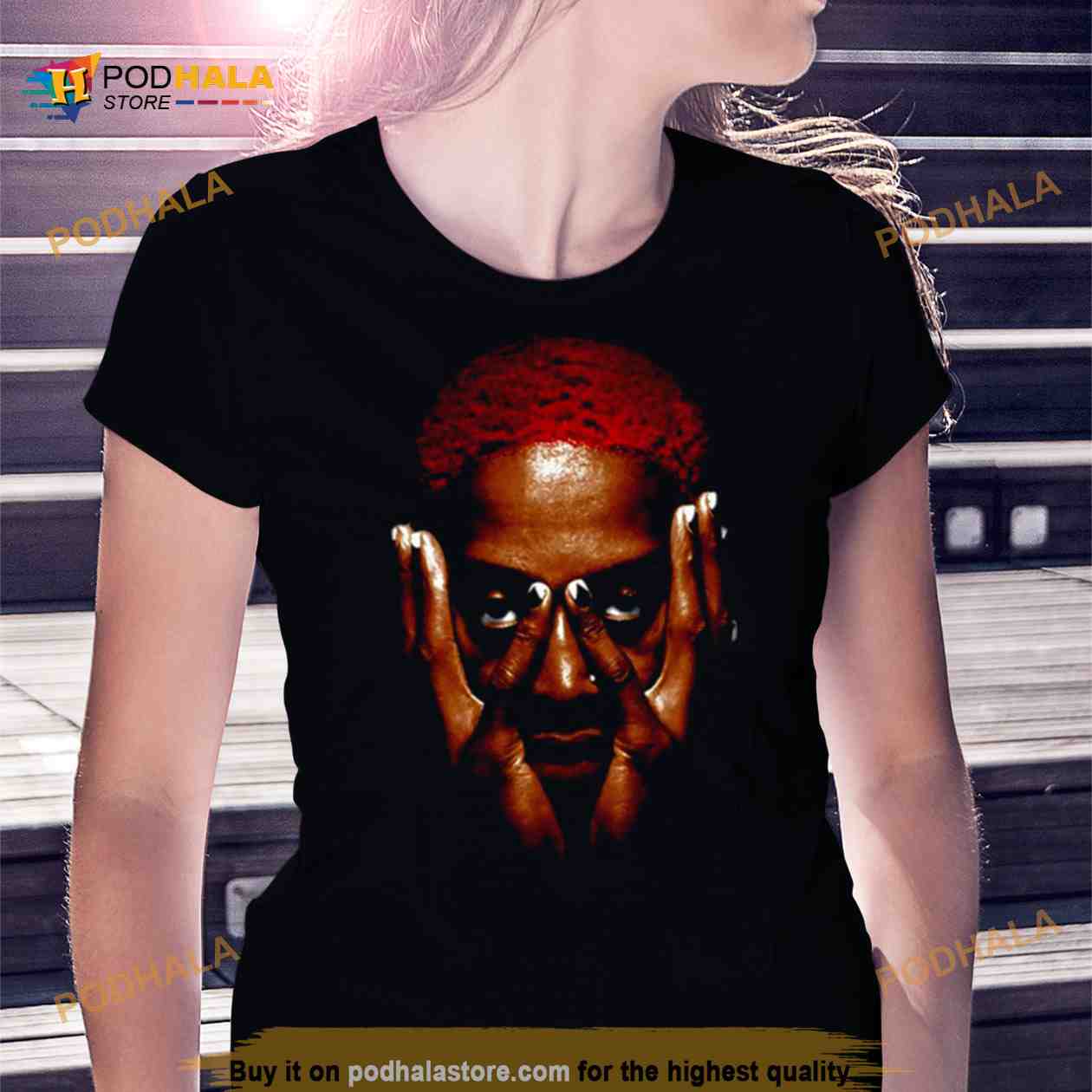 Red Rare Dennis Rodman Shirt Red Rare Dennis Rodman Shirt