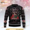 Red Truck Keep Pine Tree In Winter Let It Snow All Over Printed Sweater