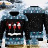 Red Wine All Over Printed Funny Ugly Christmas Sweater