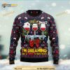 Red Wine Im Dreaming Of A Wine Christmas 3D Funny Ugly Sweater